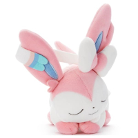 Officiële Pokemon knuffel Sylveon sleeping friends  +/- 24cm (lang) Takara tomy